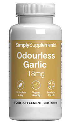 Odourless Garlic 18mg (360 Tablets)