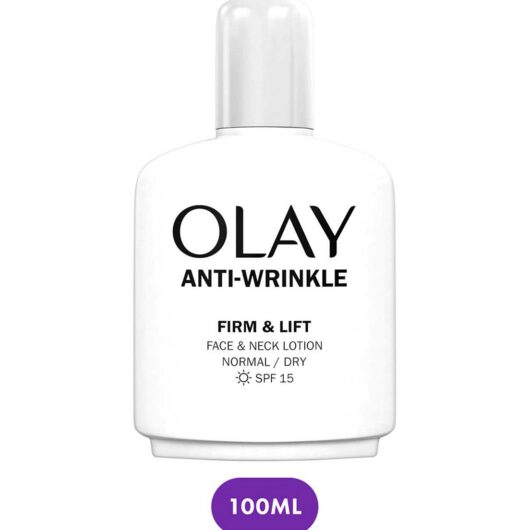 Olay Anti-Wrinkle Firm & Lift Face And Neck Lotion Spf15 100ml
