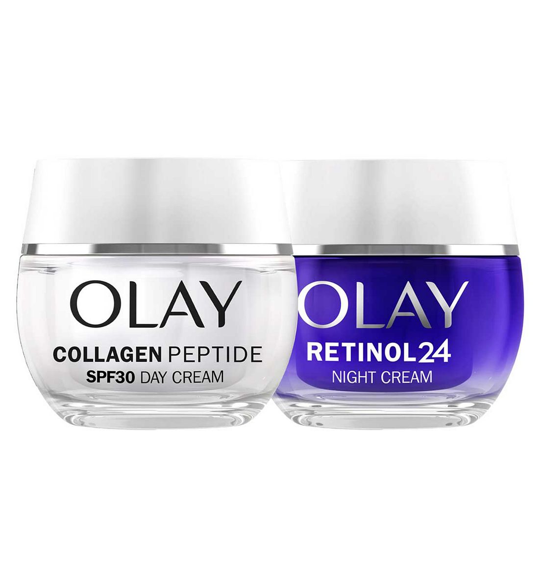 Olay Collagen Peptide Spf30 Day Cream 50Ml & Retinol 24 Night Bundle