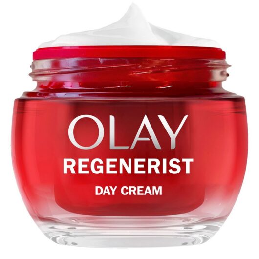 Olay Regenerist Day Face Cream Moisturiser, Anti-Ageing Niacinamide And Peptides 50ml