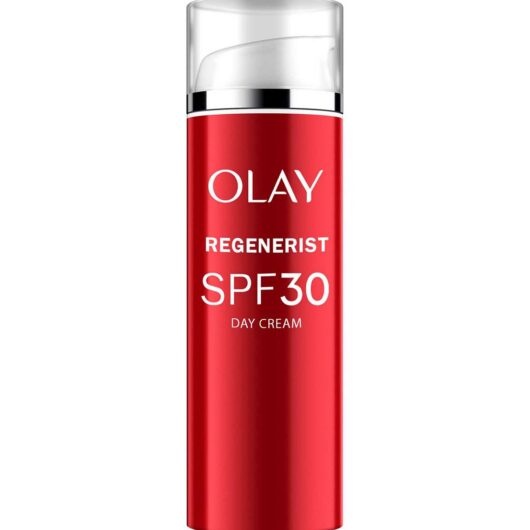 Olay Regenerist Day Face Cream Spf30 Antiwrinkle Firming Moisturiser With Niacinamide Peptides 50ml