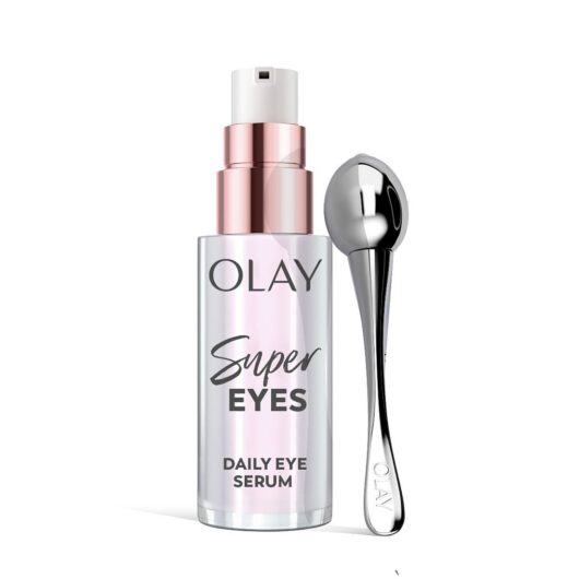 Olay Super Eyes Daily Eye Serum For Dark Circles And Puffy 13.5Ml Depuff Roller