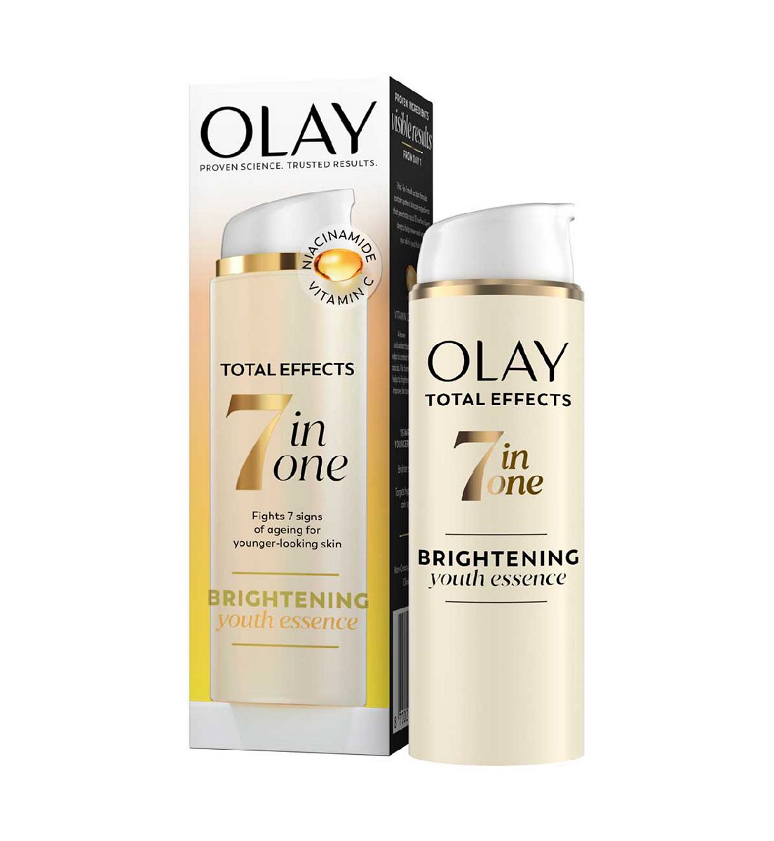 Olay Total Effects 7In1 Brightening Youth Essence With Niacinamide & Vitamin C 50ml