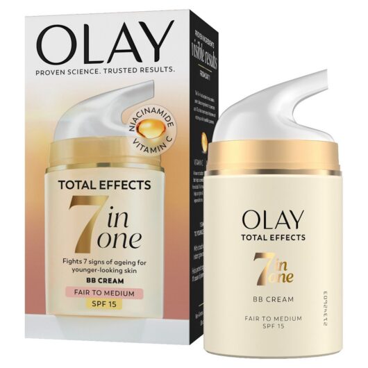 Olay Total Effects Anti-Ageing 7In1 Bb Cream Spf15 Fair To Medium 50ml