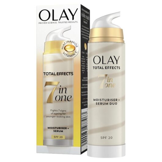 Olay Total Effects Moisturiser And Serum Duo, 40ml