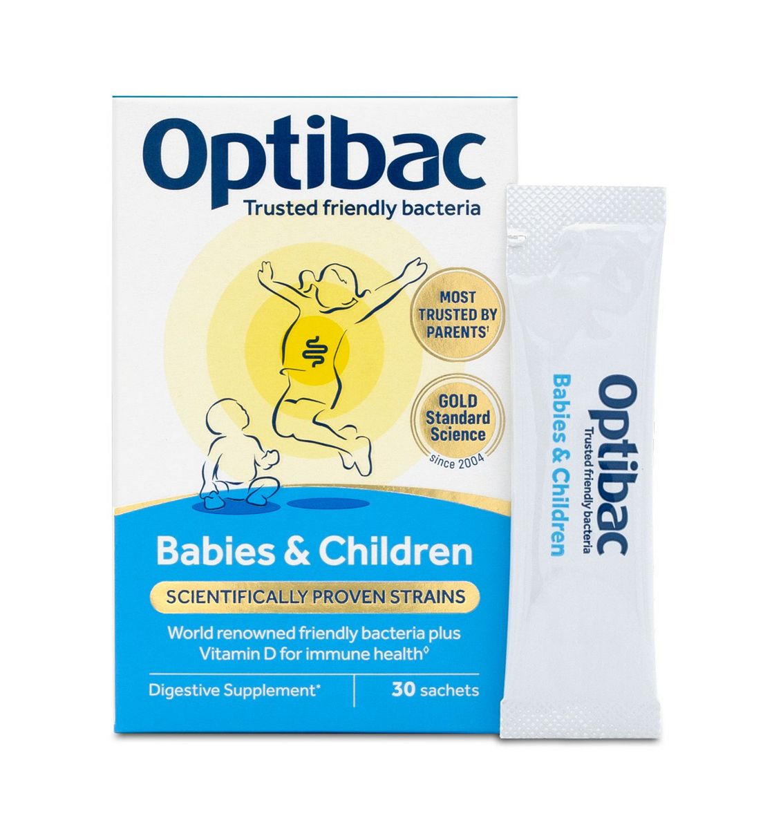 Optibac Babies & Children Gut Supplement - 30 Sachets