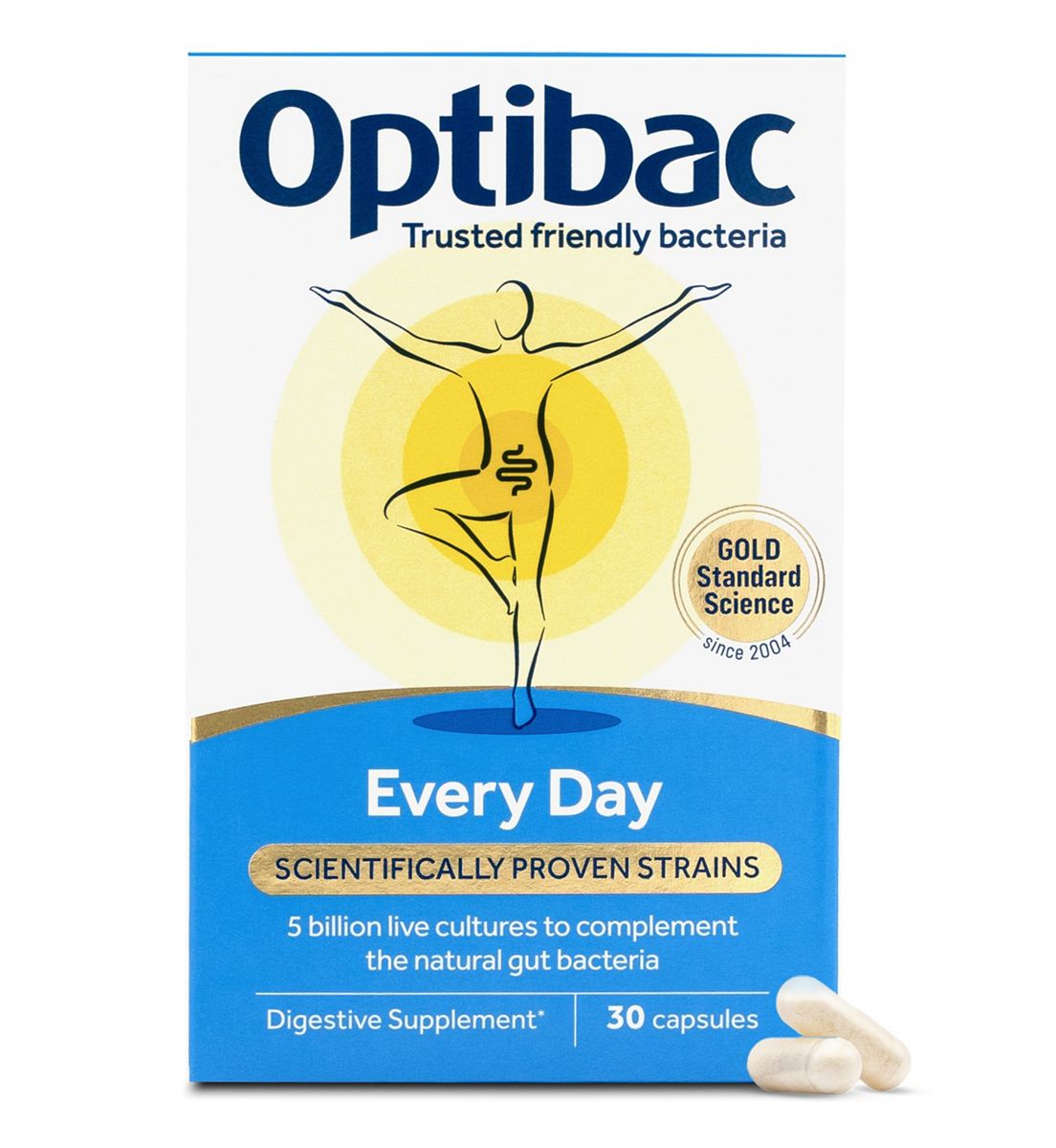 Optibac Every Day Gut Supplement - 30 Capsules