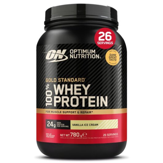 Optimum Nutrition 100% Gold Standard Whey Vanilla Ice Cream 780g