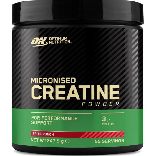 Optimum Nutrition Creatine Monohydrate Fruit Punch Powder 247.5g
