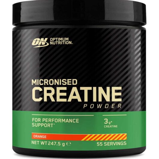 Optimum Nutrition Creatine Monohydrate Powder Orange 247.5g