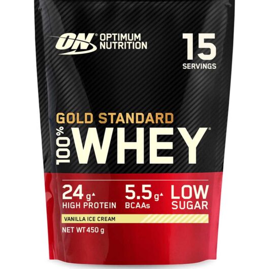 Optimum Nutrition Gold Standard 100% Whey Vanilla Ice Cream 450g