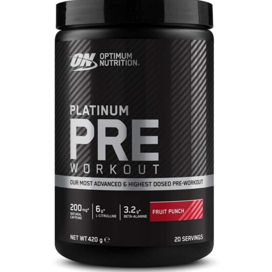 Optimum Nutrition Platinum Pre-Workout Fruit Punch 420g