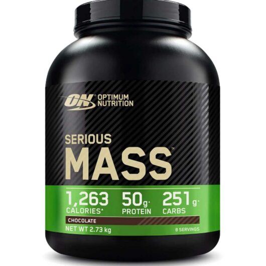 Optimum Nutrition Serious Mass Protein Powder Chocolate 2.73Kg