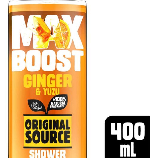 Original Source Max Boost Ginger & Yuzu Shower Gel 400ml