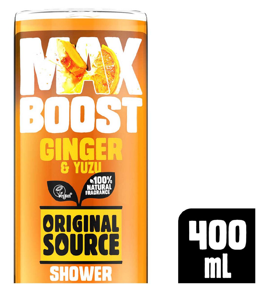 Original Source Max Boost Ginger & Yuzu Shower Gel 400ml