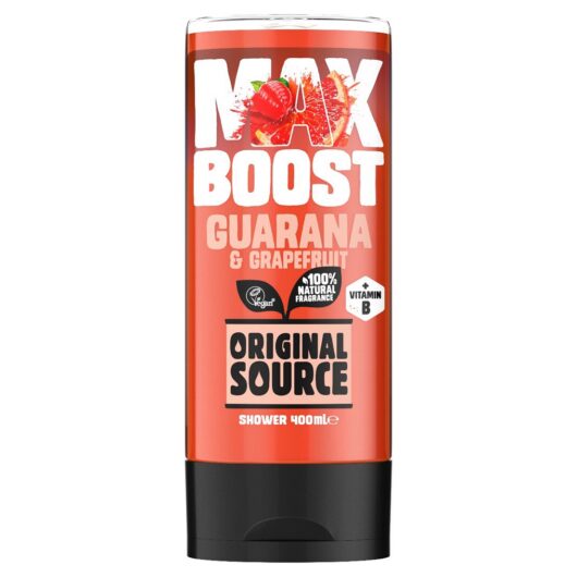 Original Source Max Boost Guarana & Grapefruit Shower Gel 400ml