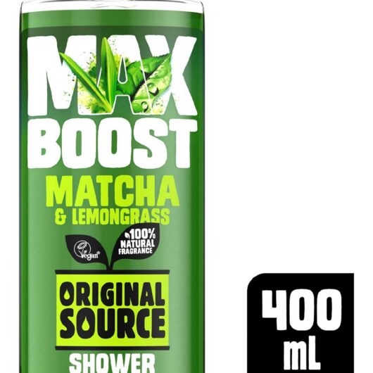 Original Source Max Boost Matcha And Lemongrass Shower Gel 400ml