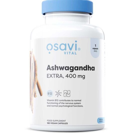 Osavi Ashwagandha Extra 400Mg Vegan Capsules - 180 Servings