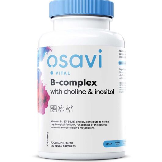 Osavi B-Complex With Choline & Inositol - 120 Vegan Caps
