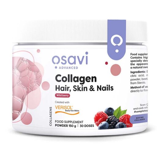 Osavi - Collagen Peptides (Hair, Skin & Nails), Wild Berry 150g
