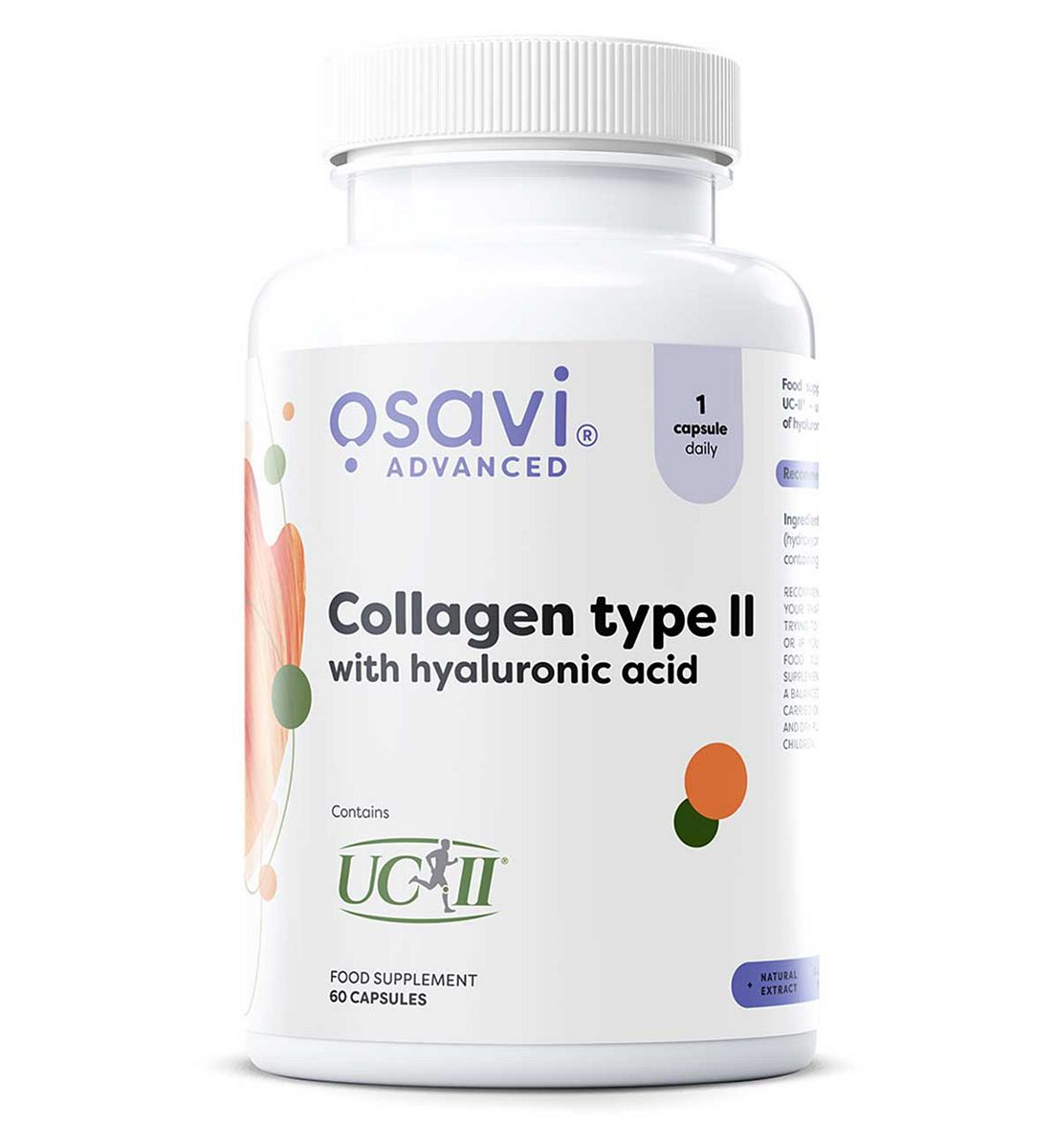 Osavi Collagen Type Ii With Hyaluronic Acid Capsules - 60 Servings