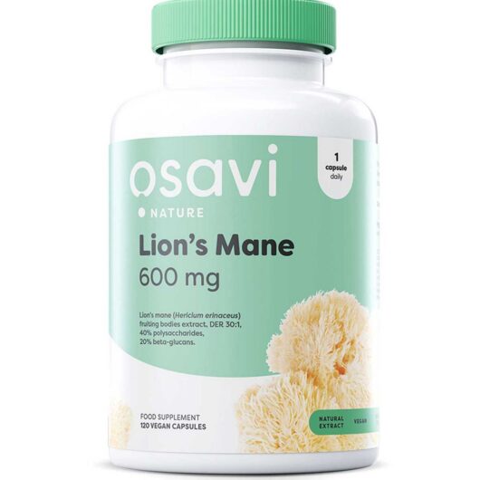 Osavi - Lion's Mane, 600Mg 120 Vegan Capsules