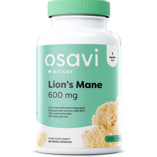 Osavi - Lion's Mane, 600Mg 60 Vegan Capsules