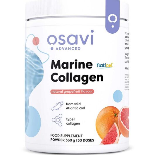 Osavi Marine Collagen, Natural Grapefruit Flavour - 360 Grams