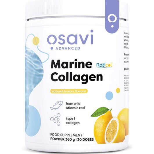 Osavi Marine Collagen, Natural Lemon Flavour - 360 Grams