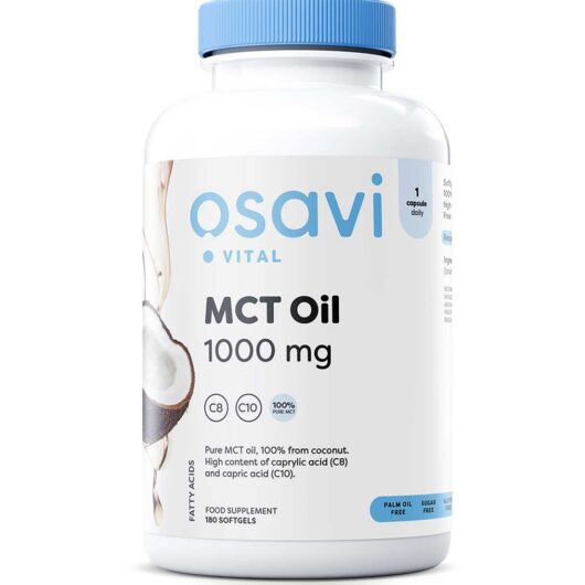 Osavi Mct Oil, 1000Mg - 180 Softgels