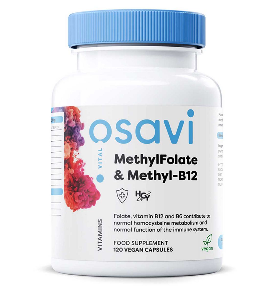 Osavi - Methylfolate & Methyl-B12 120 Vegan Capsules