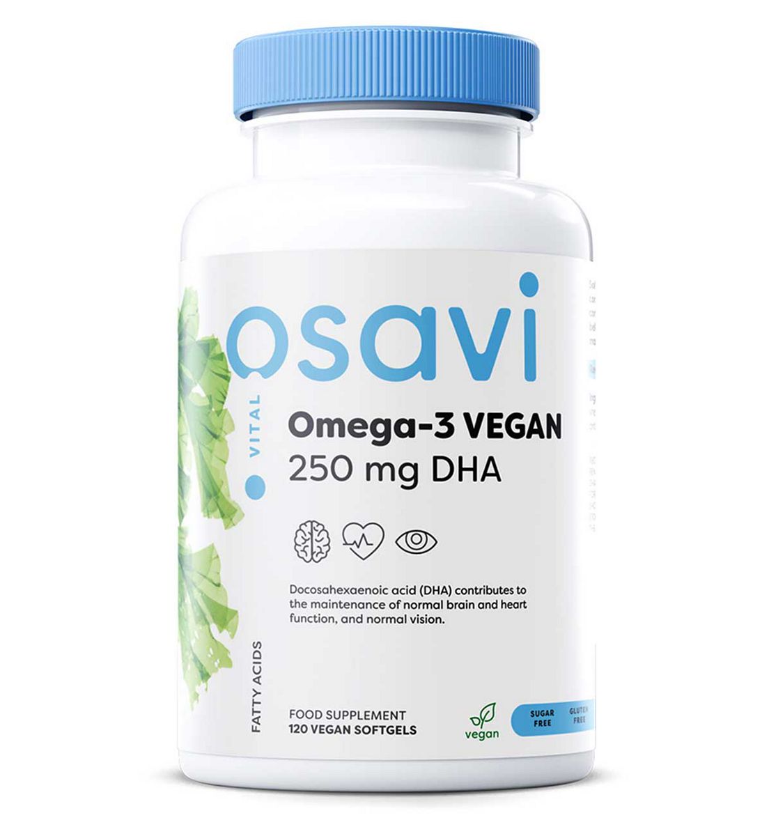 Osavi - Omega-3 Vegan, 250Mg Dha 120 Vegan Softgels