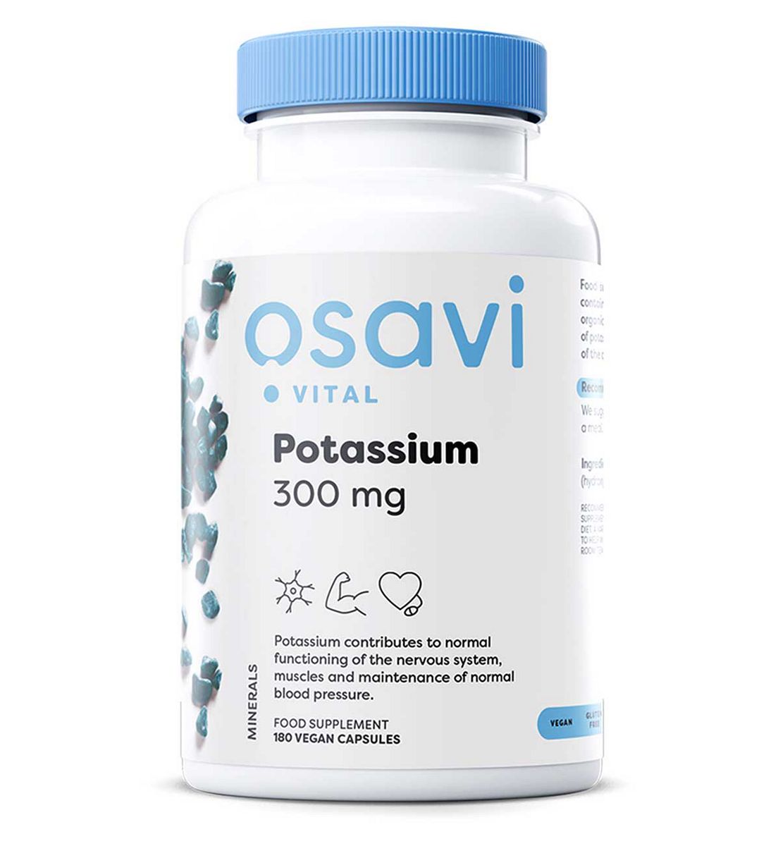 Osavi - Potassium, 300Mg 180 Vegan Capsules