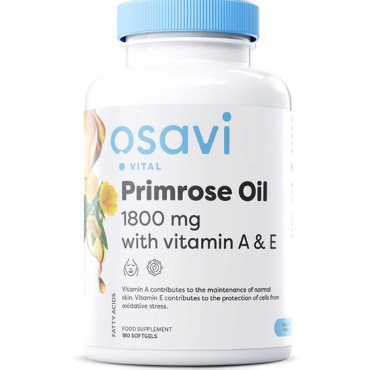 Osavi - Primrose Oil With Vitamin A & E, 1800Mg 180 Softgels
