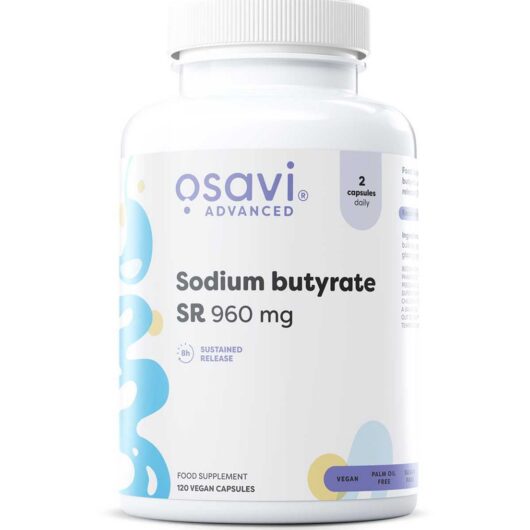 Osavi Sodium Butyrate Sr 960Mg Vegan Capsules - 120 Servings