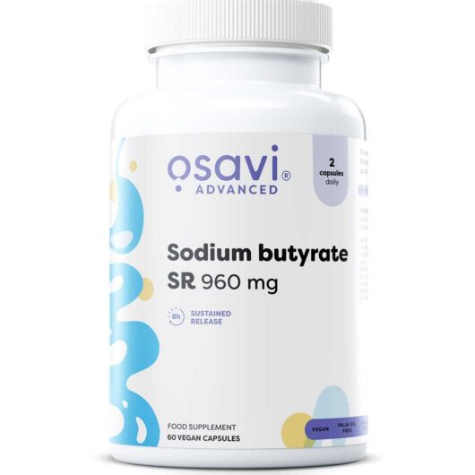 Osavi Sodium Butyrate Sr 960Mg Vegan Capsules - 60 Servings