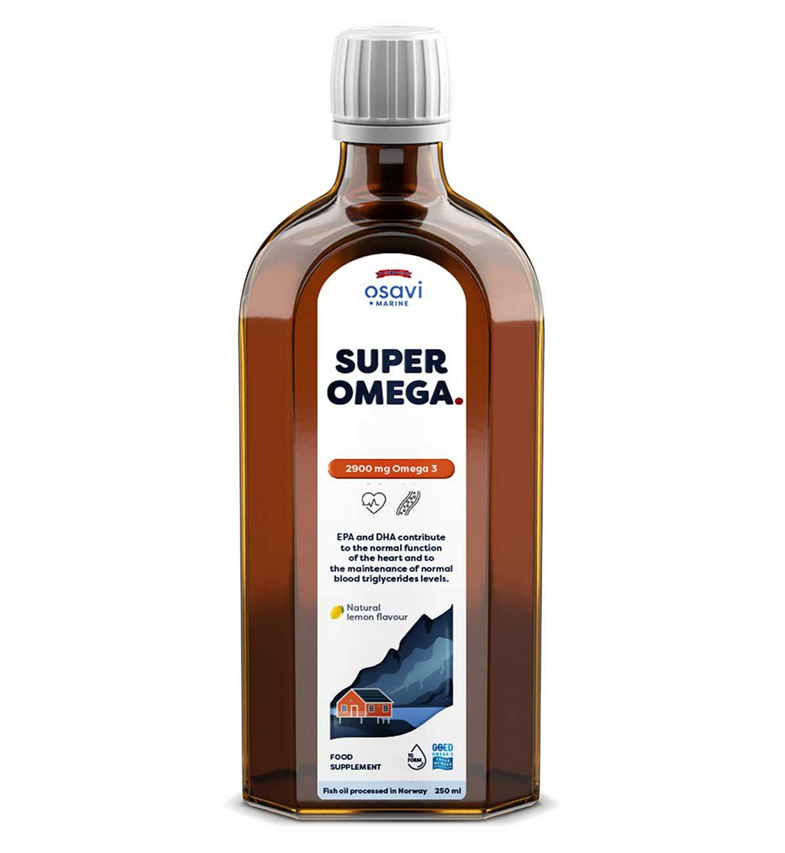Osavi - Super Omega, 2900Mg Omega 3 (Lemon) 250 ml