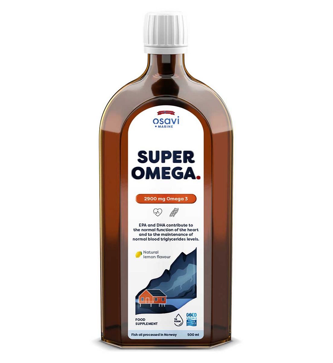 Osavi - Super Omega, 2900Mg Omega 3 (Lemon) 500 ml