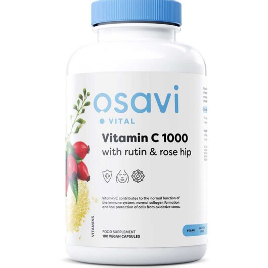 Osavi - Vitamin C1000 With Rutin & Rose Hip 180 Vegan Capsules