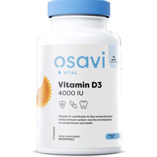 Osavi - Vitamin D3, 4000Iu 120 Softgels