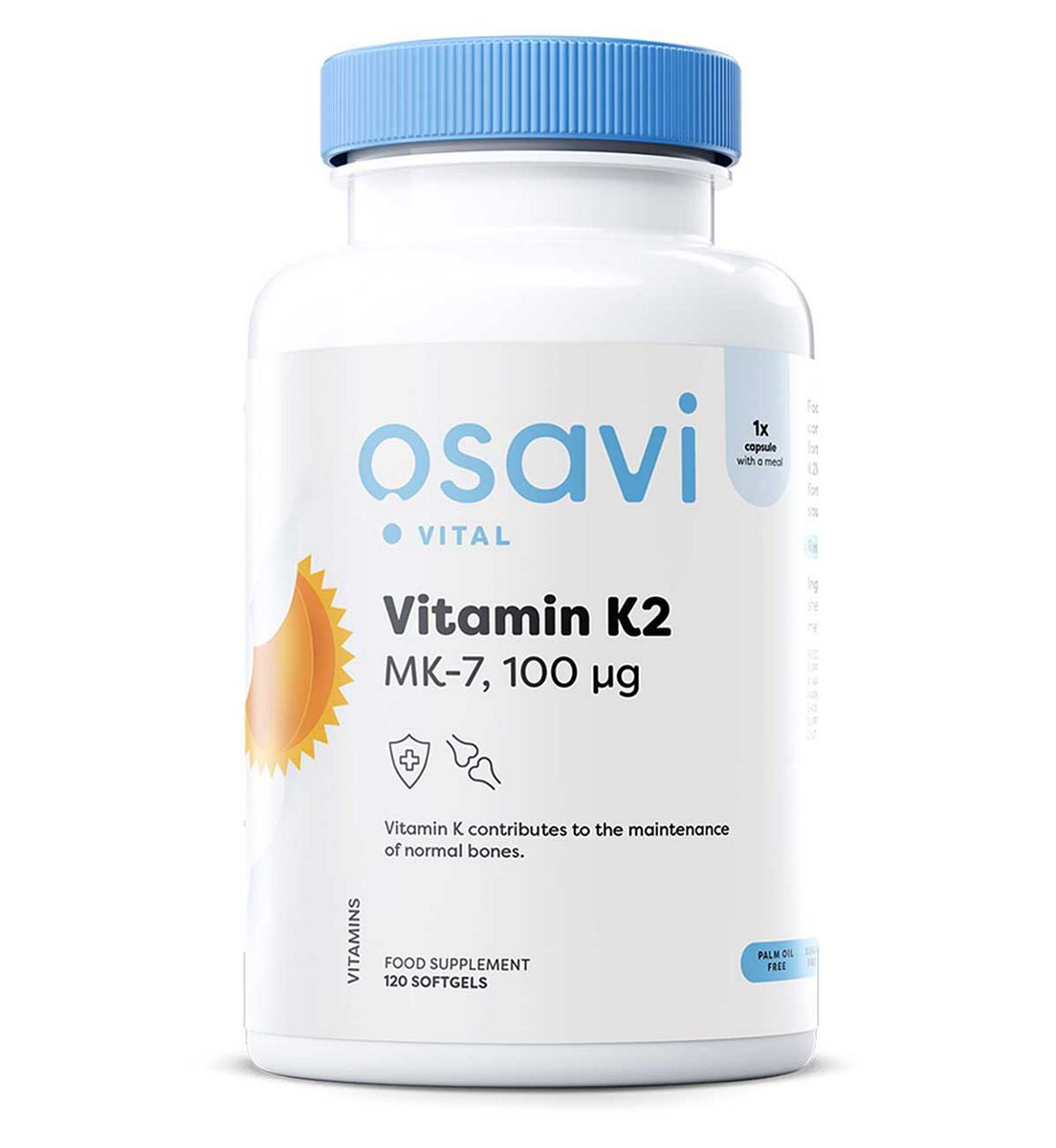 Osavi - Vitamin K2 Mk-7, 100Mcg 120 Softgels