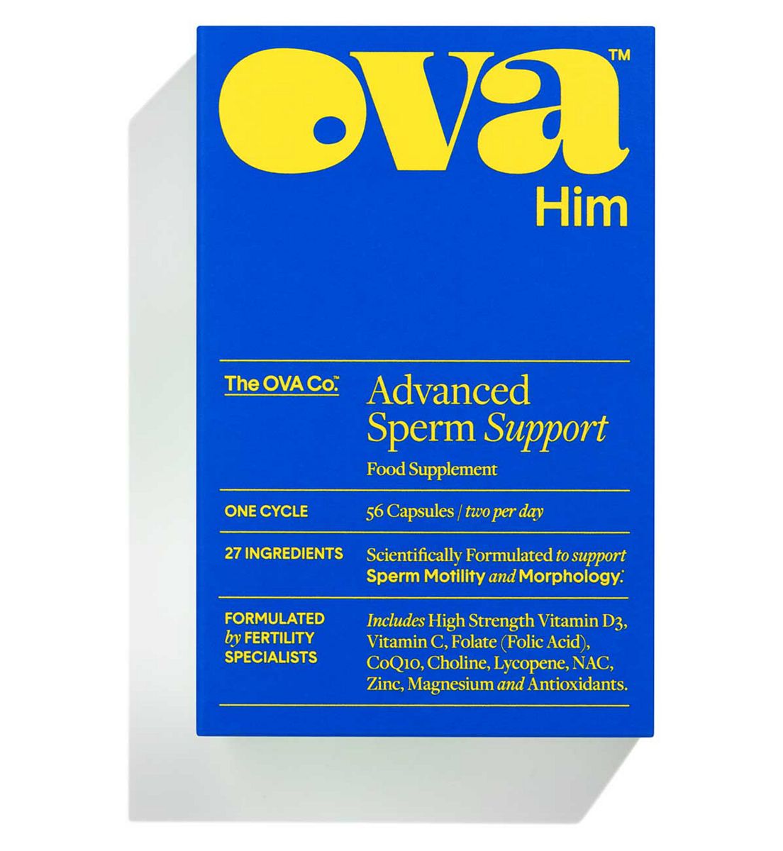 Ova him Advanced Sperm Support 56 Capsules