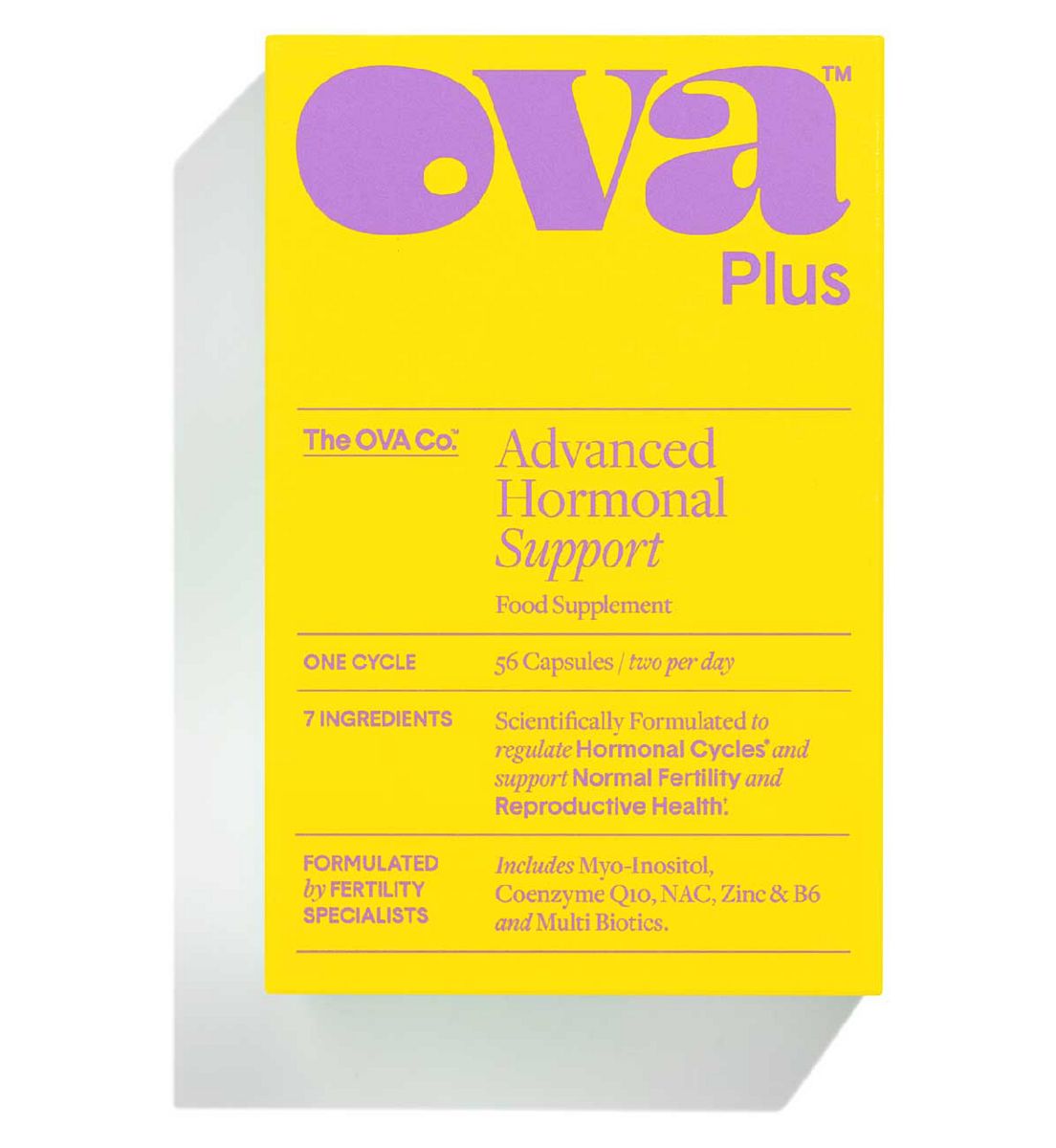 Ova plus Advanced Hormonal Support 56 Capsules