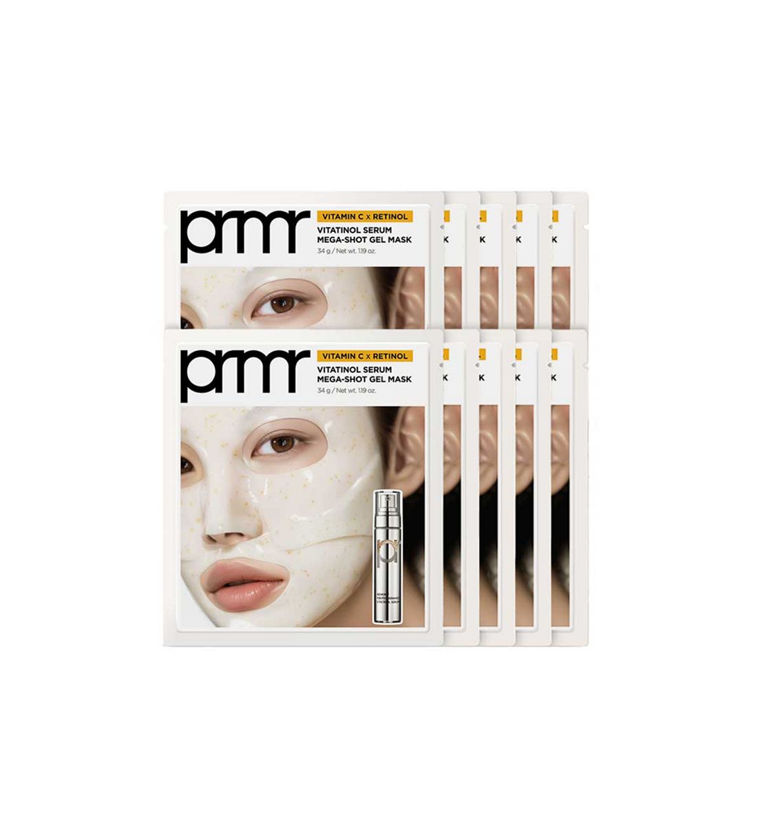 PRMR Vitatinol Serum Mega Shot Gel Mask 34G 10S
