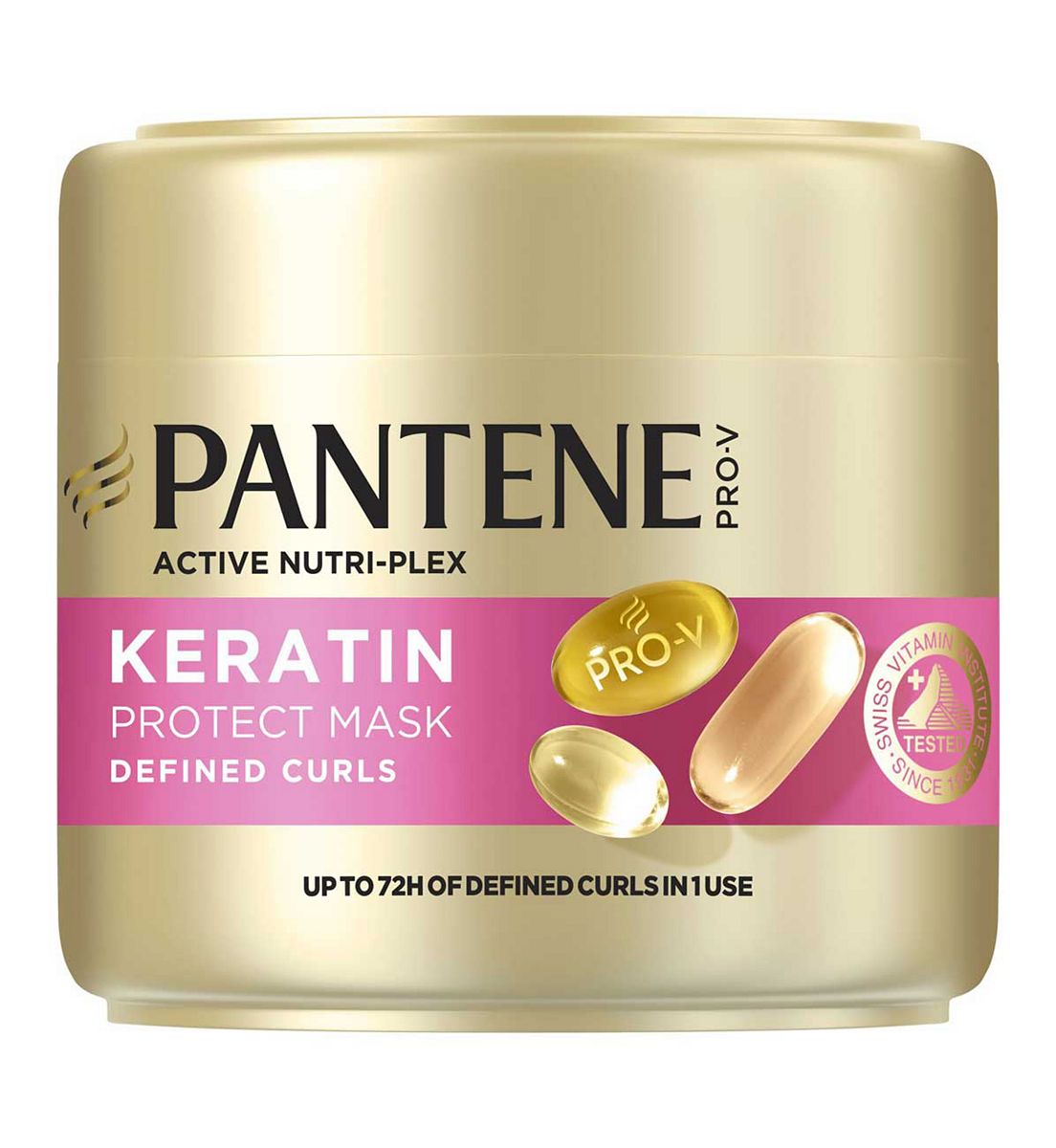 Pantene Pro-V Defined Curls Keratin Protect Hair Mask 300Ml For Frizzy, Unruly
