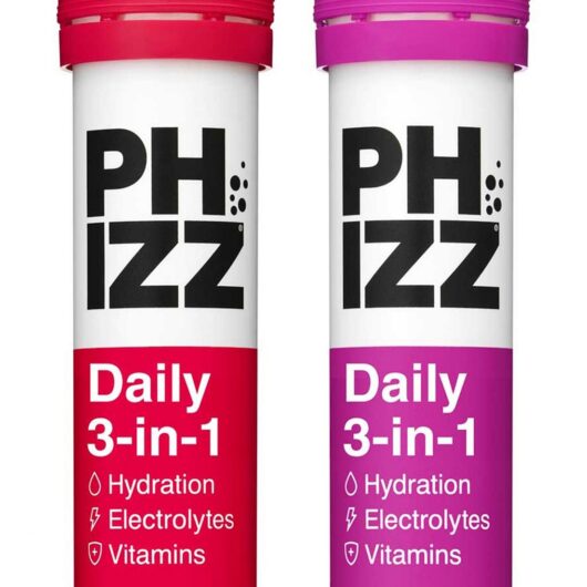 Phizz Apple & Blackcurrant And Mixed Berry 3 In 1 Hydration, Electrolytes Vitamins Effervescent Bundle (40 Tablets)