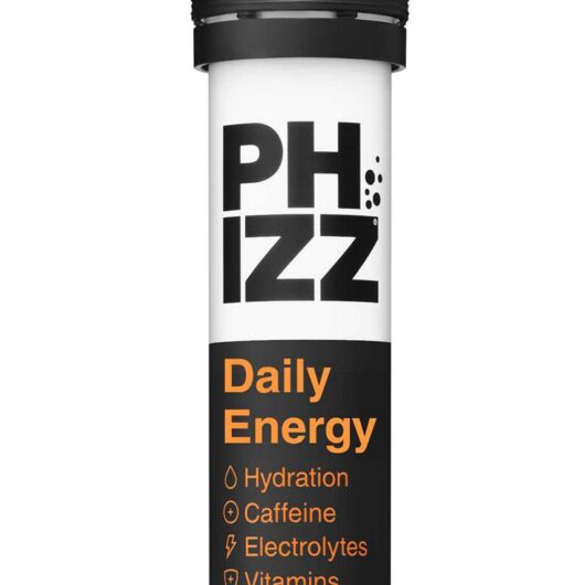 Phizz Daily Energy Orange Hydration, Caffeine, Electrolytes & Vitamins Effervescent Tablets X 20