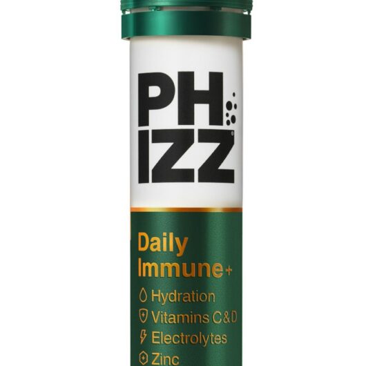 Phizz Daily Immune+ Orange Hydration, Electrolytes & Vitamins Effervescent Tablets X20