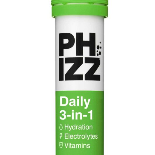 Phizz Mango 3-In-1 Hydration, Electrolytes And Vitamins Effervescent Tablets - 20