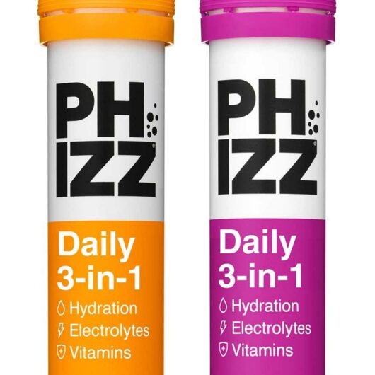 Phizz Orange & Apple + Blackcurrant 3-In-1 Hydration, Electrolytes And Vitamins Effervescent Bundle (40 Tablets)